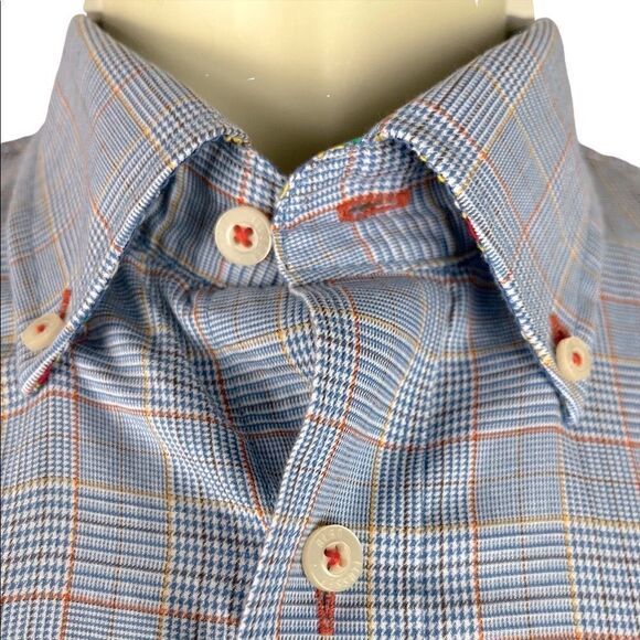 Gently Pre-Loved Condition Alan Flusser L/S Button Down Size XXL - Picture 4 of 8